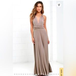 Brand new with tags extremely versatile bridesmaid dress.